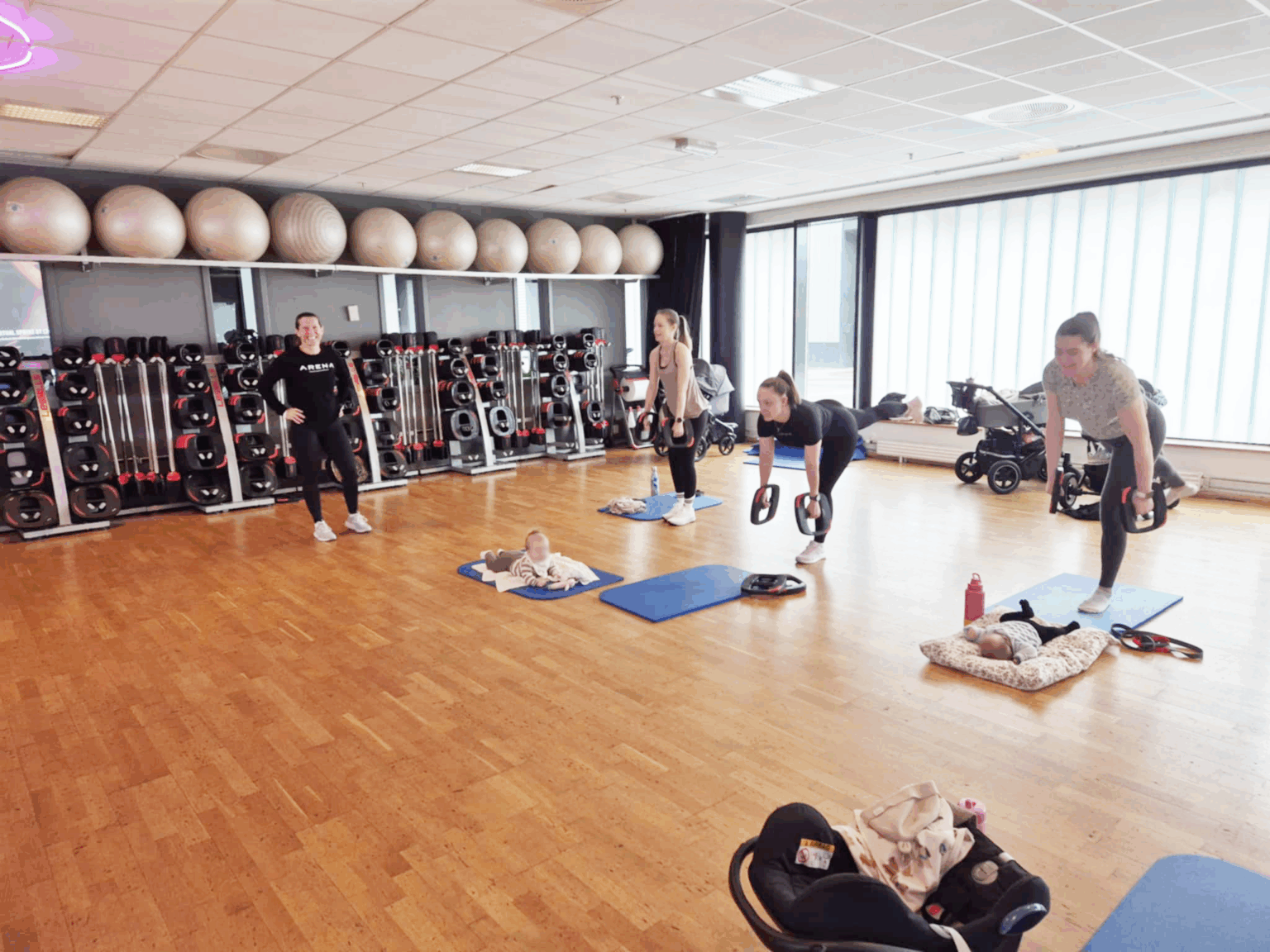 Mor og barn trening