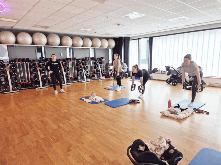 Mor og barn trening